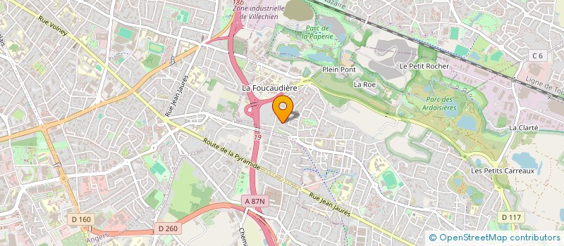 localisation de l'entreprise MONSIEUR PATRICK PELEGRINA  TRELAZE