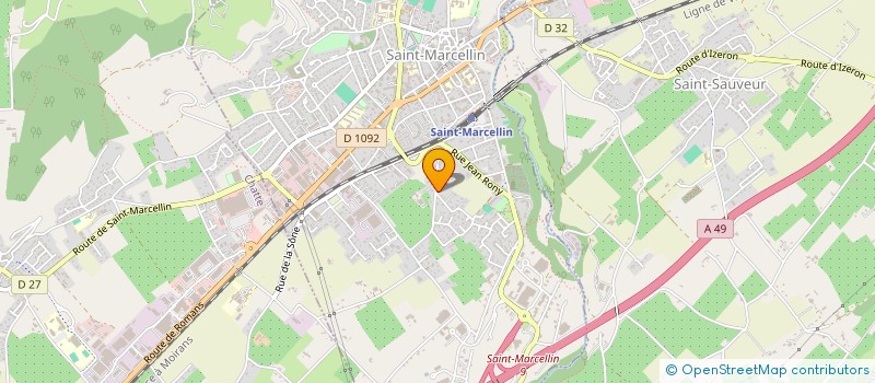 localisation de l'entreprise MONSIEUR PATRICK PELLEGRIN  SAINT-MARCELLIN