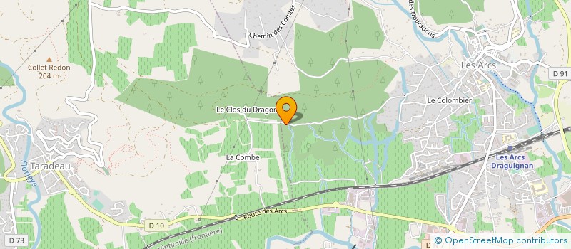 localisation de l'entreprise MONSIEUR PATRICK PELLEGRINO  LES ARCS