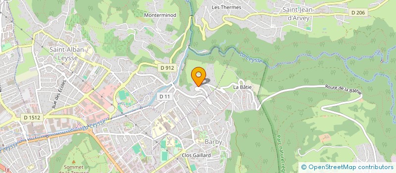 localisation de l'entreprise MONSIEUR PATRICK PELLETIER  SAINT-ALBAN-LEYSSE