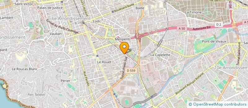 localisation de l'entreprise MONSIEUR PATRICK PELLISSIER à MARSEILLE
