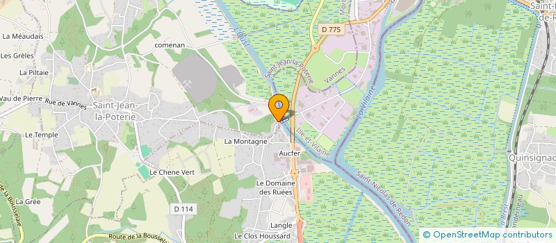 localisation de l'entreprise MONSIEUR PATRICK PENUISIC  SAINT-JEAN-LA-POTERIE