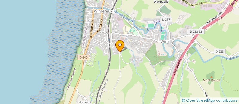 localisation de l'entreprise MONSIEUR PATRICK PEQUIGNOT  WIMILLE