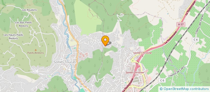 localisation de l'entreprise MONSIEUR PATRICK PEREGO  SOLLIES-PONT