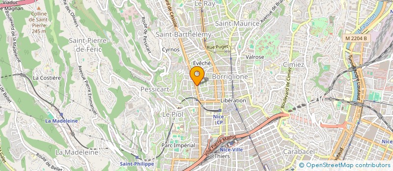 localisation de l'entreprise MONSIEUR PATRICK PEREZ à NICE