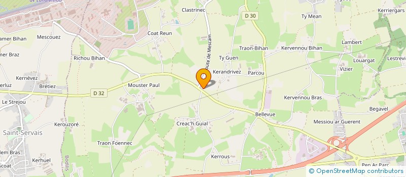 localisation de l'entreprise MONSIEUR PATRICK PERON  BODILIS