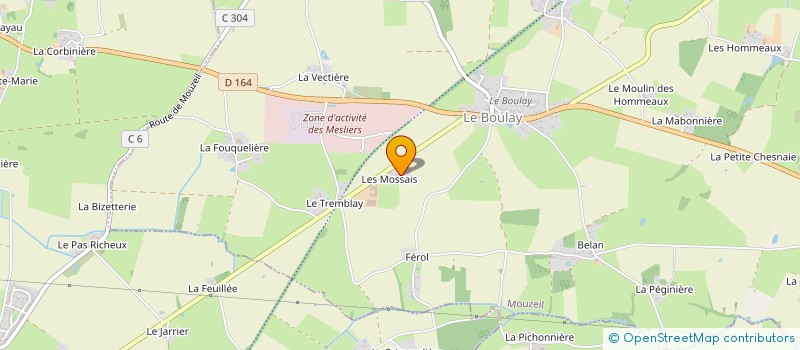 localisation de l'entreprise MONSIEUR PATRICK PERRAY  MOUZEIL