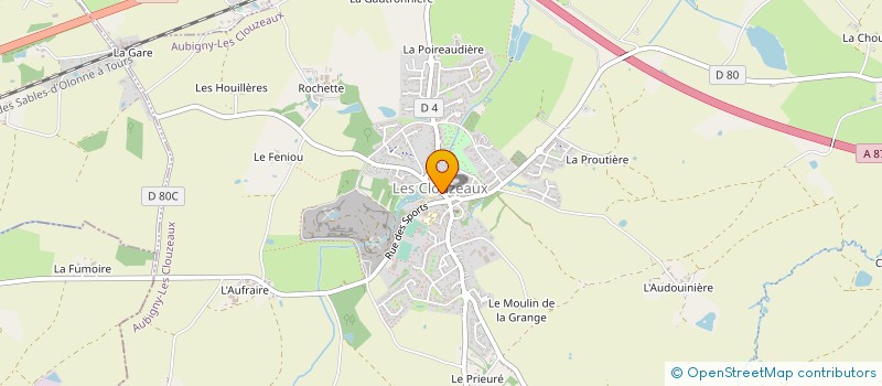 localisation de l'entreprise MONSIEUR PATRICK PERREAU à AUBIGNY-LES CLOUZEAUX