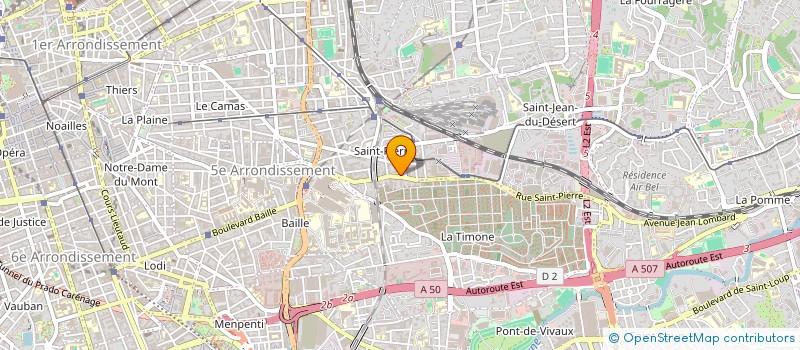 localisation de l'entreprise MONSIEUR PATRICK PERRET à MARSEILLE