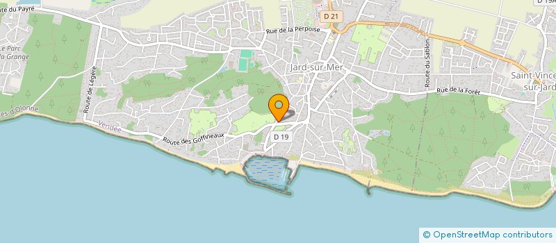 localisation de l'entreprise MONSIEUR PATRICK PERRIN à JARD-SUR-MER