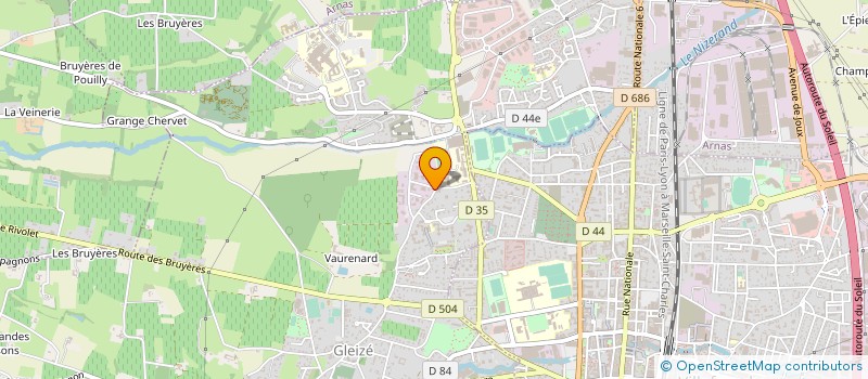 localisation de l'entreprise MONSIEUR PATRICK PERRIN  GLEIZE