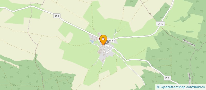 localisation de l'entreprise MONSIEUR PATRICK PERRIN  CHERMISEY