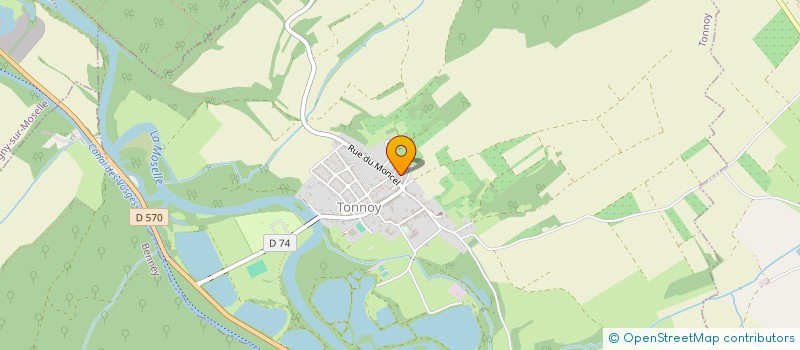 localisation de l'entreprise MONSIEUR PATRICK PERRIN  TONNOY