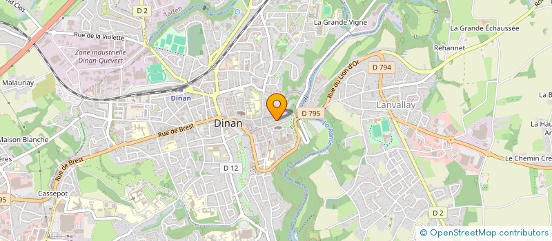 localisation de l'entreprise MONSIEUR PATRICK PERRIN à DINAN