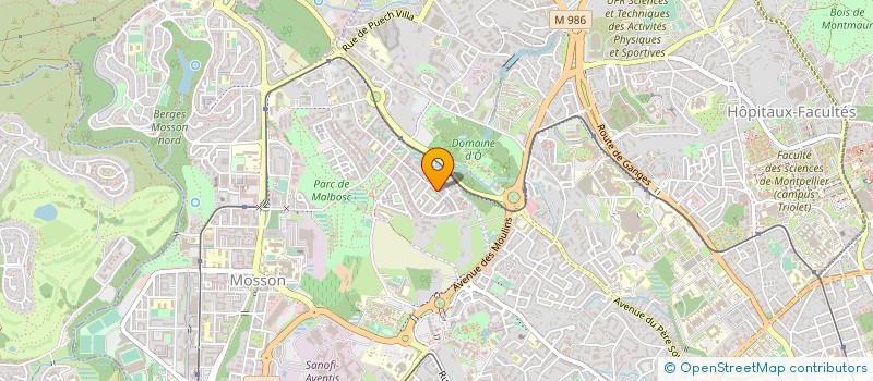 localisation de l'entreprise MONSIEUR PATRICK PERRIN à MONTPELLIER