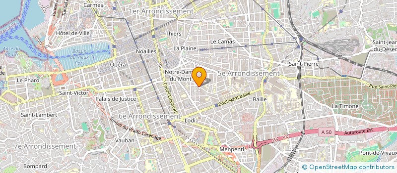 localisation de l'entreprise MONSIEUR PATRICK PERRONNET  MARSEILLE