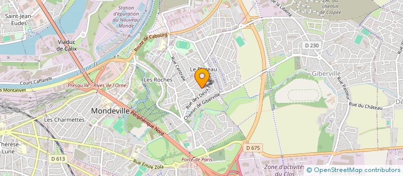 localisation de l'entreprise MONSIEUR PATRICK PERRUC à MONDEVILLE
