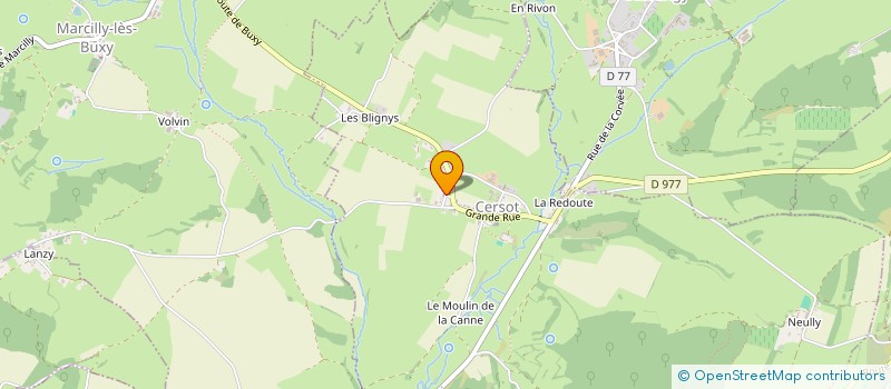 localisation de l'entreprise MONSIEUR PATRICK PERRUSSON  MESSEY-SUR-GROSNE