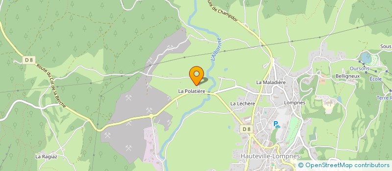 localisation de l'entreprise MONSIEUR PATRICK PERSICOT  PLATEAU D'HAUTEVILLE