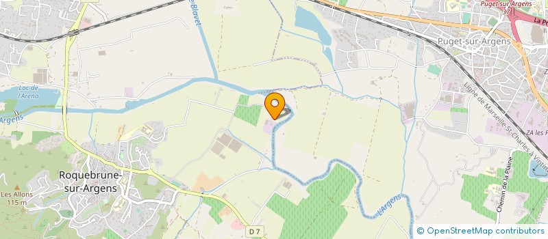 localisation de l'entreprise MONSIEUR PATRICK PESENTI à ROQUEBRUNE-SUR-ARGENS