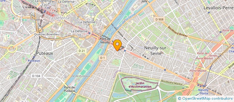 localisation de l'entreprise MONSIEUR PATRICK PESSIS à NEUILLY-SUR-SEINE
