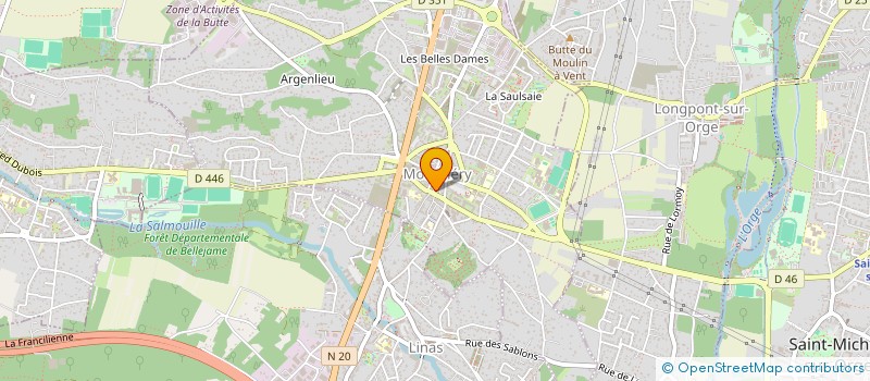 localisation de l'entreprise MONSIEUR PATRICK PETIT  MONTLHERY