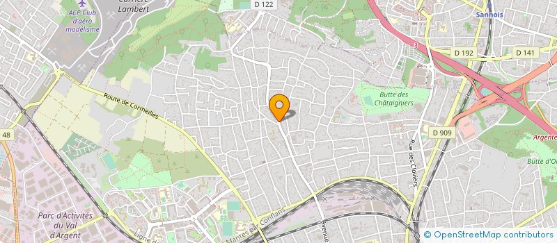 localisation de l'entreprise MONSIEUR PATRICK PETIT  ARGENTEUIL