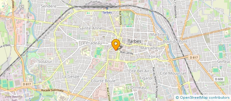 localisation de l'entreprise MONSIEUR PATRICK PETIT  TARBES