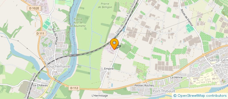 localisation de l'entreprise MONSIEUR PATRICK PETIT  STE GEMMES SUR LOIRE