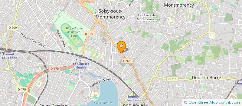 localisation de l'entreprise MONSIEUR PATRICK PETIT  SOISY-SOUS-MONTMORENCY