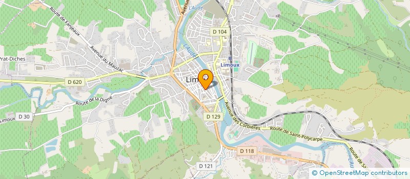 localisation de l'entreprise MONSIEUR PATRICK PETIT à LIMOUX