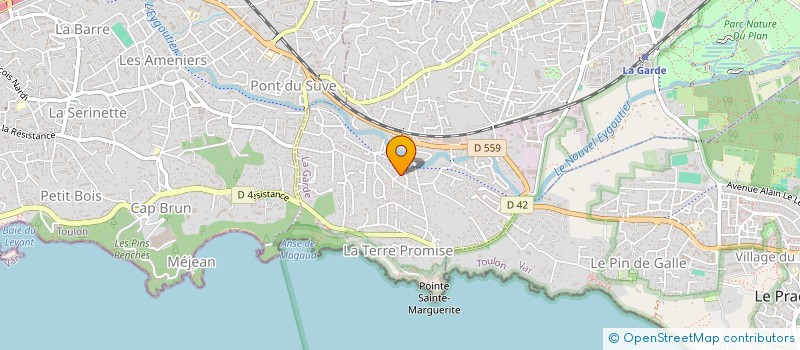 localisation de l'entreprise MONSIEUR PATRICK PETIT à LA GARDE