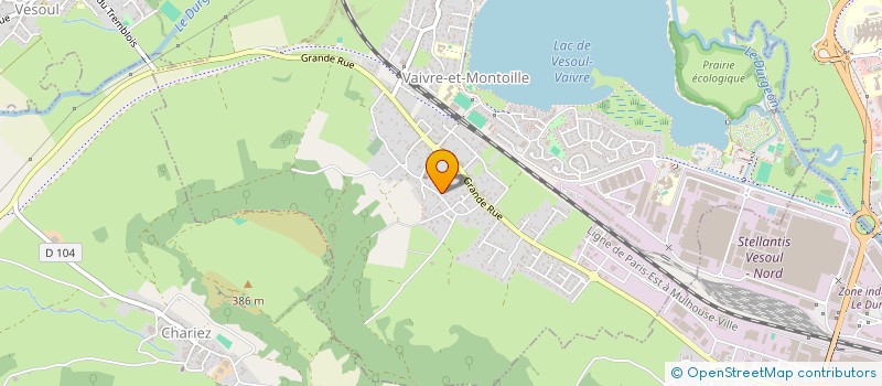 localisation de l'entreprise MONSIEUR PATRICK PETIT  PUSY-ET-EPENOUX