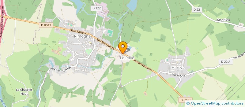 localisation de l'entreprise MONSIEUR PATRICK PETIT  HARCY