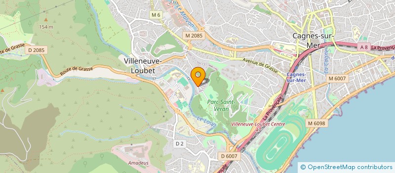 localisation de l'entreprise MONSIEUR PATRICK PETITDIDIER à VILLENEUVE-LOUBET