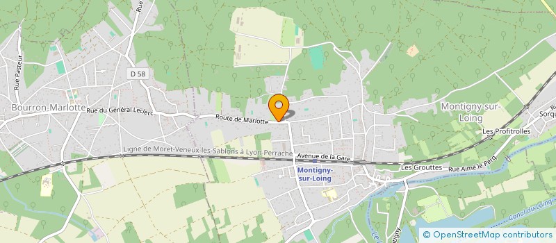 localisation de l'entreprise MONSIEUR PATRICK PETRUCCI  MONTIGNY-SUR-LOING