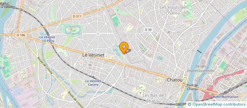 localisation de l'entreprise MONSIEUR PATRICK PETZL  LE VESINET