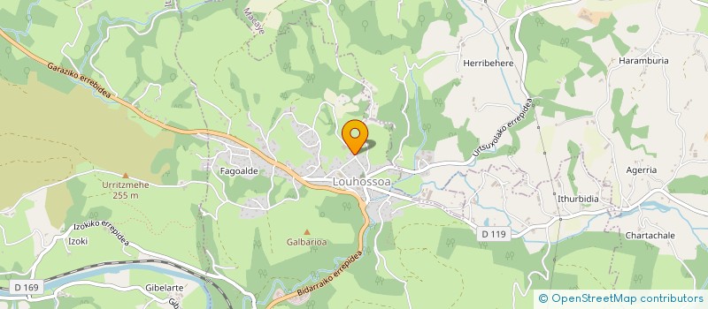 localisation de l'entreprise MONSIEUR PATRICK PIARRESTEGUY  LOUHOSSOA