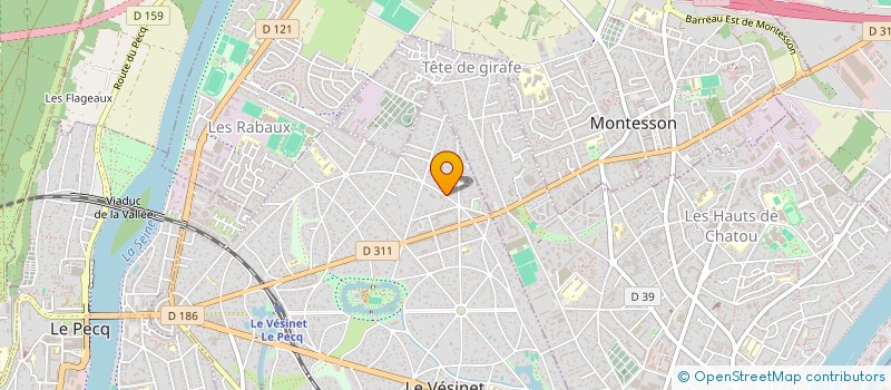 localisation de l'entreprise MONSIEUR PATRICK PICARD  LE VESINET