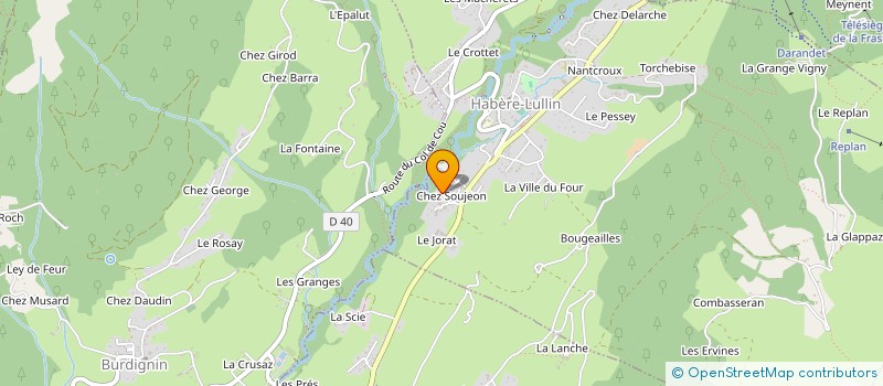 localisation de l'entreprise MONSIEUR PATRICK PICARD  HABERE-LULLIN