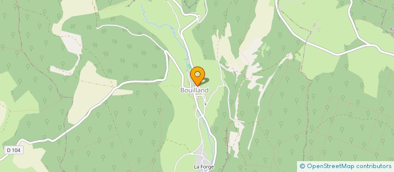 localisation de l'entreprise MONSIEUR PATRICK PICHARD  BOUILLAND