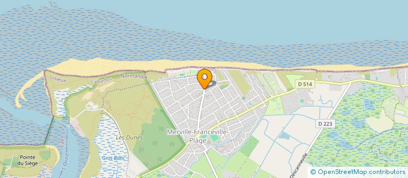 localisation de l'entreprise MONSIEUR PATRICK PIEDAGNEL  MERVILLE-FRANCEVILLE-PLAGE