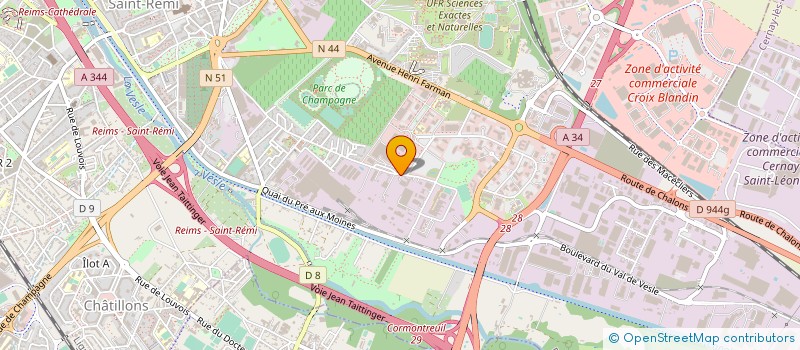 localisation de l'entreprise MONSIEUR PATRICK PIERMAY  REIMS