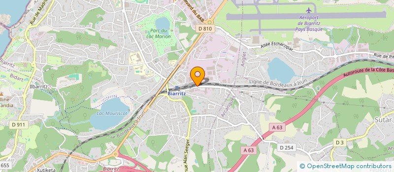localisation de l'entreprise MONSIEUR PATRICK PIERRON à BIARRITZ
