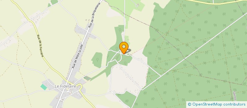 localisation de l'entreprise MONSIEUR PATRICK PIETON  LE FIDELAIRE