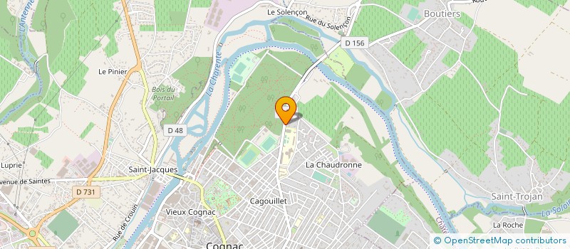 localisation de l'entreprise MONSIEUR PATRICK PIGET à COGNAC