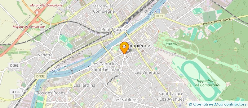 localisation de l'entreprise MONSIEUR PATRICK PILLOY  COMPIEGNE