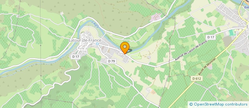 localisation de l'entreprise MONSIEUR PATRICK PINADELL  LATOUR-DE-FRANCE