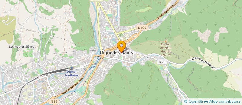localisation de l'entreprise MONSIEUR PATRICK PINCHOT à DIGNE-LES-BAINS