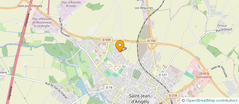 localisation de l'entreprise MONSIEUR PATRICK PINEAUD  SAINT-JEAN-D'ANGELY